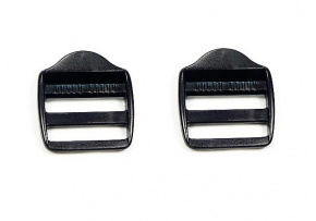 Plastic loops width 40 mm P black