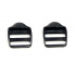 Plastic loops width 40 mm P black