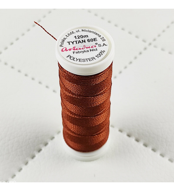 Šicí nitě TYTAN 60E 120 m hnědé 2530 SMALL