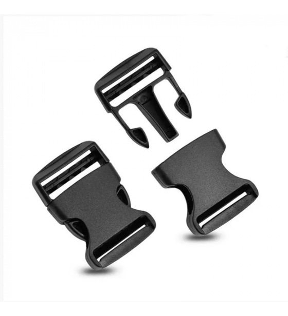 Plastic buckle 40 mm black