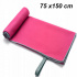 Quick-drying sports towel 75 x 150 made of microfiber, color Pink