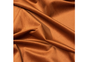 Velvet upholstery fabric, Velluto, Rust