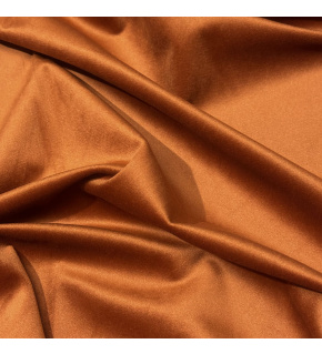 Velvet upholstery fabric, Velluto, Rust