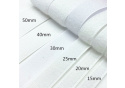 White adhesive hook and loop tape 100 mm