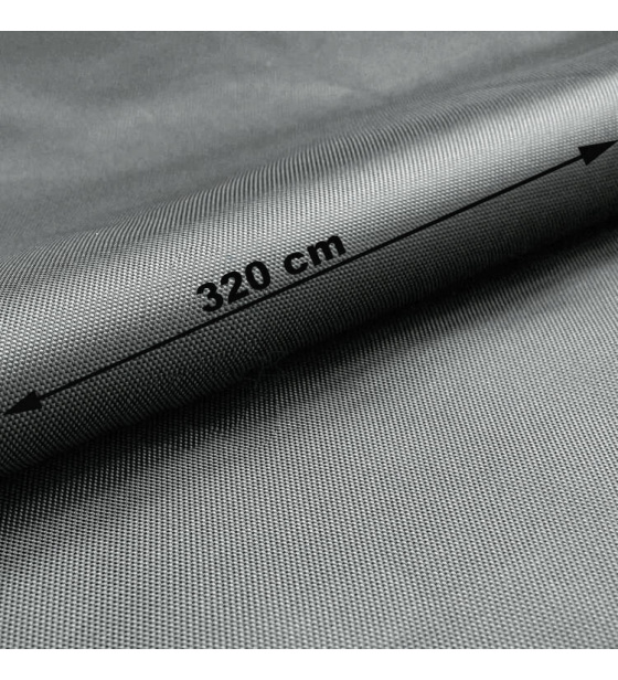 Nepromokavá látka Oxford WR Teflon, šíře 320 cm, Šedá