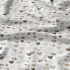 Decorative cotton fabric, by the meter, Brown Hearts on White