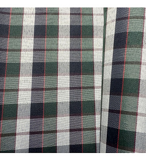 Waterproof fabric Kodura PVC coating 600D, 360 g/m², width 150 cm, green checkered