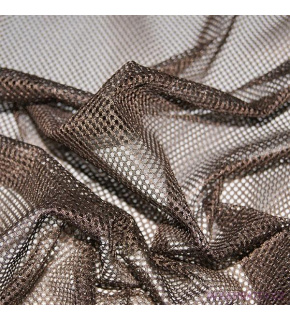 Polyester mesh for clothing Brown, mesh 2x2mm