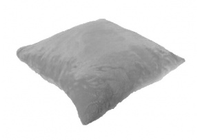 Velvet Pillowcase Color Silver, 40X40cm