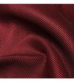 3D Mesh Knitted Burgundy
