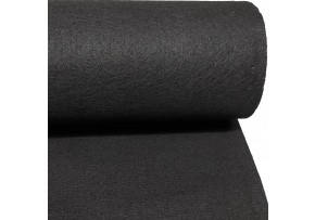 Technical felt 4 mm color Black, width 100 cm