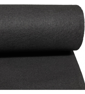 Technical felt 4 mm color Black, width 100 cm