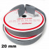 Hook and Loop Tape Set Grey 20 mm Pack 25 m