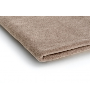 Polar fleece fabric 200 g/m², width 150 cm, cappuccino, by the meter
