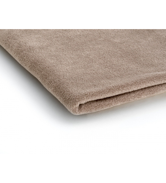 Polar fleece fabric 200 g/m², width 150 cm, cappuccino, by the meter