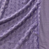 Minky fabric with hearts, 320 g/m², width 160 cm, by the meter, lavender
