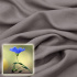 Natural linen fabric Oskar, Gray, 265 gr/m2