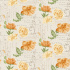 Velvet upholstery fabrics with print, Flowers and poetry