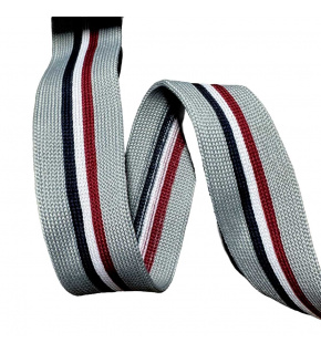 Striped tape 25 mm color Gray Mix-07