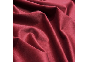 Velvet upholstery fabric, Velluto, Dk. Red