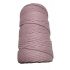 Pink braided cotton cord 40 m
