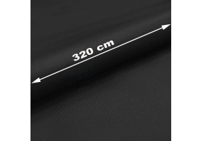 Water-repellent Oxford fabric with Teflon finish, 165 g/m², width 320 cm, black