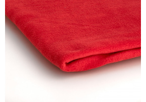 Microfleece Fabric Red