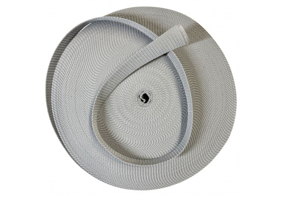Polypropylene strap 50 mm light. gray (50 m pack)