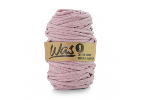 Cotton cord 9mm, 50m, dusty pink 100