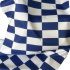 Outdoor fabric Pergola (Oxford), 200 g/m², width 160 cm, white-blue checkered pattern 5x10 cm