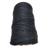 Black braided cotton cord 40 m