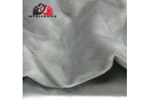 Minky microfleece solid color, color Lt. Gray