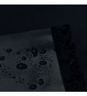 Waterproof fabric Kodura PVC coating 1680D, 546 g/m², width 150 cm, black