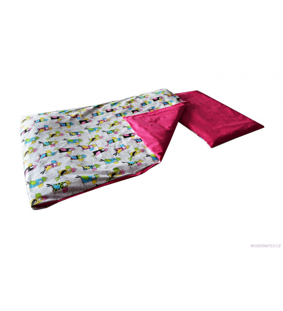 2-piece crib bedding set DANDY color Amaranth