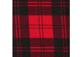 Cotton flannel fabric Checkered Red-Black 8x8 cm