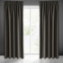 Blackout curtain with pleating tape GRAPHITE 135X270 cm