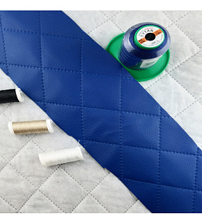 Ultrasonically quilted faux leather, chabrová color, 1.3 m x 0.4 m Ultrasonically quilted faux leather, chabrová color, 1.3 m x 0.4 m