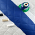 Ultrasonically quilted faux leather, chabrová color, 1.3 m x 0.4 m