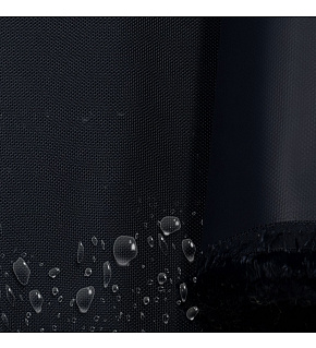 Waterproof fabric Kodura PVC coating 1680D, 546 g/m², width 150 cm, black