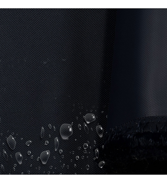Waterproof fabric Kodura PVC coating 1680D, 546 g/m², width 150 cm, black