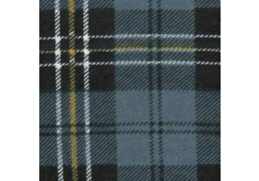 Cotton flannel fabric Checkered Gray 8x8 cm