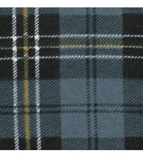 Cotton flannel fabric Checkered Gray 8x8 cm