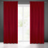 Blackout curtain with pleating tape RED 135X270 cm
