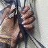 Polyester elastic mesh dark blue, 2x2mm eye