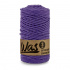Cotton cord 3mm, 100m, PURPLE