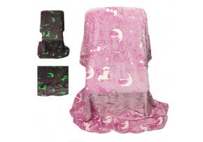 Blanket Glowing Sky, color pink 150 x 200 cm Blanket Glowing Sky, color pink 150 x 200 cm