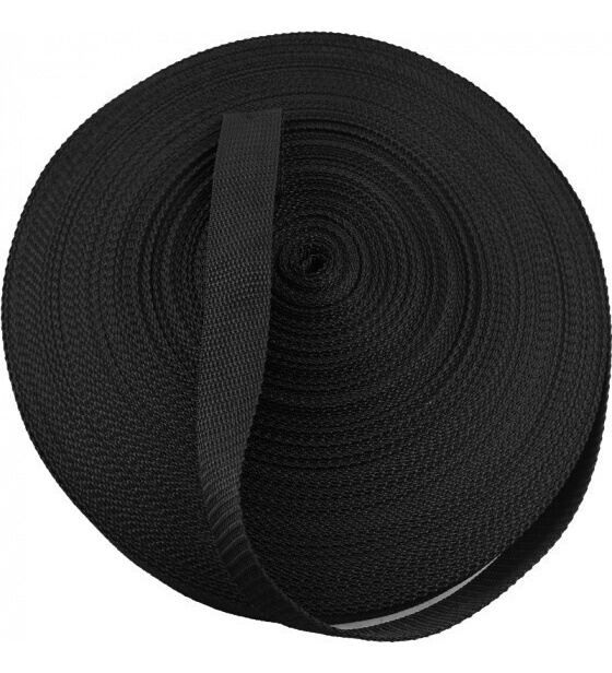 Polypropylene strap 20 mm black (package 50 m)