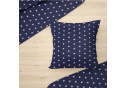 Children's cotton fabric Stars White on Navy