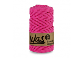 Cotton cord 3mm, 100m, FUCHSIA
