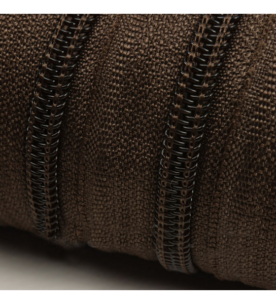 Spiral zipper color Brown 8 mm by the meter